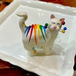 VTG AMY LACOMBE 2003 CAT FIGURINE COLLECTORS ITEM